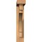 Ekena Millwork Merced Block Smooth Bracket w/ Offset Brace, Western Red Cedar, 3 1/2"W x 18"D x 18"H BKT0402X18X18MRC05SWR - alternate 4